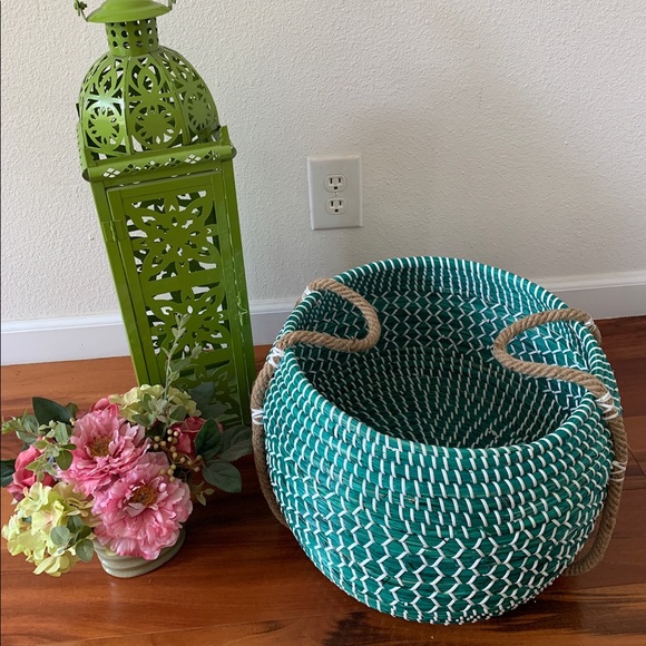 Modern Village Designer Basket (Teal) - Picture 13 of 16